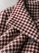 Women’s Classic Houndstooth Two-Button Lapel Jacket ZMZ1598J1SWL
