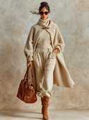 Women’s Casual, Loose-fit, Mid-length Teddy Fleece Coat ZMZ2040J1XT