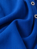 Women's Funnel Neck Long Sleeve Midi Dress With Drawstring, Grommet Detail And Pockets ZMZ2154J6YZH