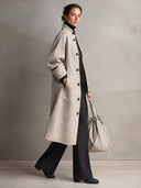 Women’s Classic Wool-Blend Stand-Collar Single-Breasted Coat ZMZ2209J2SWL
