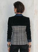 Women’s Fashionable Vintage Two-Button Paneled Blazer ZMZ2885J5SWL