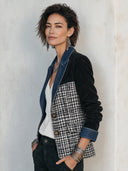 Women’s Fashionable Vintage Two-Button Paneled Blazer ZMZ2885J5SWL