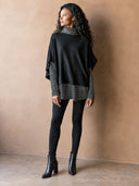 Women’s Vintage Casual Two-Piece Set: Striped T-Shirt And Knitted Vest ZMZ2956J6ZJY