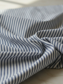 Women's High-end French Cotton Blend Striped Sleeveless Maxi Dress  ZMZ1453B1K