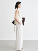 Women's Premium Minimalist Lyocell Blend Tank Top And Cotton Pants Set ZMZ2650A8K