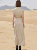 Women's Commuter-style Cupro Blend Maxi Dress ZMZ2076A3K