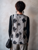 Women's Vintage Floral Print Three-button Vest ZMZ2168H3SWL