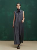 Women's Premium Minimalist Cotton And Linen Sleeveless Maxi Dress ZMZ0281B5K