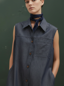 Women's Premium Minimalist Cotton And Linen Sleeveless Maxi Dress ZMZ0281B5K