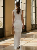 Women's Italian-style Romantic Vacation Knit Vest And Skirt Set ZMZ0431B5K