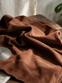 Women's Vintage Western-Style Faux Suede Jacket With Stand Collar And Toggle Fastenings ZMZ1788I2ZYY