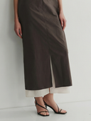 Women's Premium Old Money Style Cotton And Tencel Blend Sleeveless Maxi Dress ZMZ2994A0K