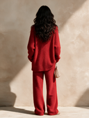 Women's Retro Casual Solid Color Mohair Knitted Turtleneck Sweater ZMZ0354I3ZJY
