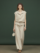 Women's Premium Elegant Pure Cotton Vest And Skirt Set ZMZ0280B2K