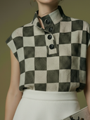 Women's Premium Old Money Style Tencel Blend Shirt And Cotton Skirt Set ZMZ2816A6K