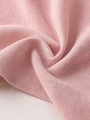 Women's French-style Elegant Pink Cotton-linen Single-breasted Lightweight Blazer ZMZ2176H5ZYY