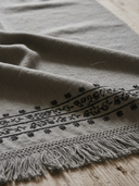 Women's Italian-style Romantic Cotton And Linen Blend Embroidered Sleeveless Midi Dress ZMZ2658A8K