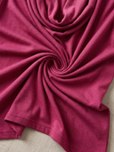 Women's Premium Minimalist Casual Slub Cotton Cowl-Neck Long-Sleeve T-Shirt ZMZ2306G3ZYY