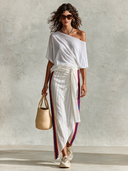 Women's Resort-Style Off-Shoulder Wrap Top And Skirt Two-Piece Set ZMZ2611H7XT