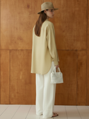 Women's Premium Elegant Tencel Blend Shirt And Trousers (including Tank Top) ZMZ2663A5K