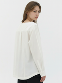 Women's Premium Simple Cotton Long-sleeved Shirt ZMZ2668A7K