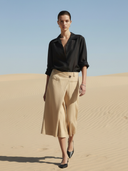 Women's Commuter-style Tencel Blend Skirt ZMZ1938A3K