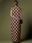 Women's Classic Premium Plaid Tencel Blend Maxi Dress ZMZ2896A2K