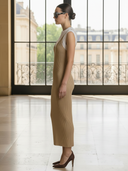 Women's Classic Casual Knitted Camisole Maxi Dress (includes Inner Tank Top) ZMZ1164B9K