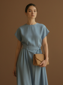 Women's Premium Elegant Style Cotton And Linen Blend Maxi Dress ZMZ2992A1K