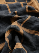 Women's Vintage Casual Cotton-Linen Printed V-Neck Top And Wide-Leg Pants Set ZMZ0710G0ZYY