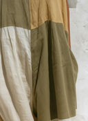 Women's Color-blocked Cotton And Linen Jumpsuit ZMZ0832F9XT