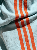 Women's Vacation Style Premium Linen Stripe V-Neck Kaftan Maxi Dress ZMZ1595F2YZH