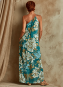 Women's Vacation Floral Print Sleeveless Maxi Dress ZMZ2948E7XT