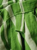 Women's Casual Resort-Style Vertical-Stripe Cotton-Linen Wide-Leg Pants ZMZ3023F6ZYY