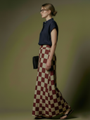 Women's Premium Old Money Style Tencel Blend Shirt And Skirt Set ZMZ2846A8K