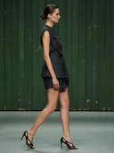 Women's Premium Old Money Style Linen Blend Vest And Shorts Set ZMZ2919A9K