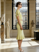 Women's Italian Elegance Cotton Yarn Knitted Fishtail Skirt Set ZMZ2608B9P