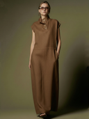 Women's Premium Minimalist Cupro-blend Maxi Dress ZMZ2879A1K