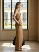 Women's Premium Minimalist Pure Cotton Vest And Trousers Set ZMZ0322B8K