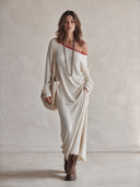 Women's Stylish Long-sleeve One-shoulder Knit Dress ZMZ0196I8SWL